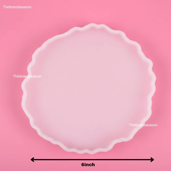6inch Round Agate Silicone Mould